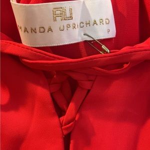 Red dress size small  new